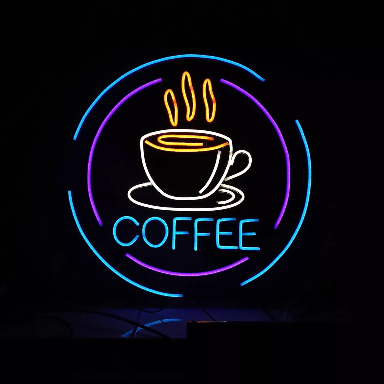 چراغ نئونی طرح coffee کد CO2025 — تصویر ۲