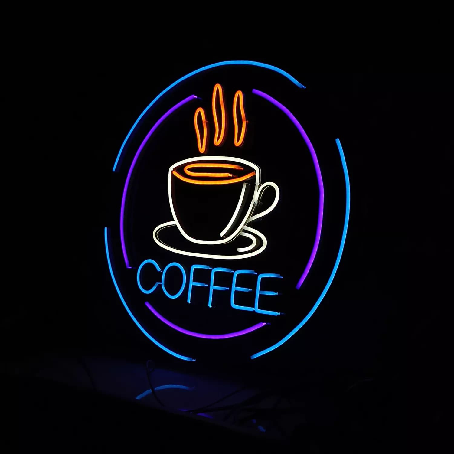 چراغ نئونی طرح coffee کد CO2025 — تصویر ۳