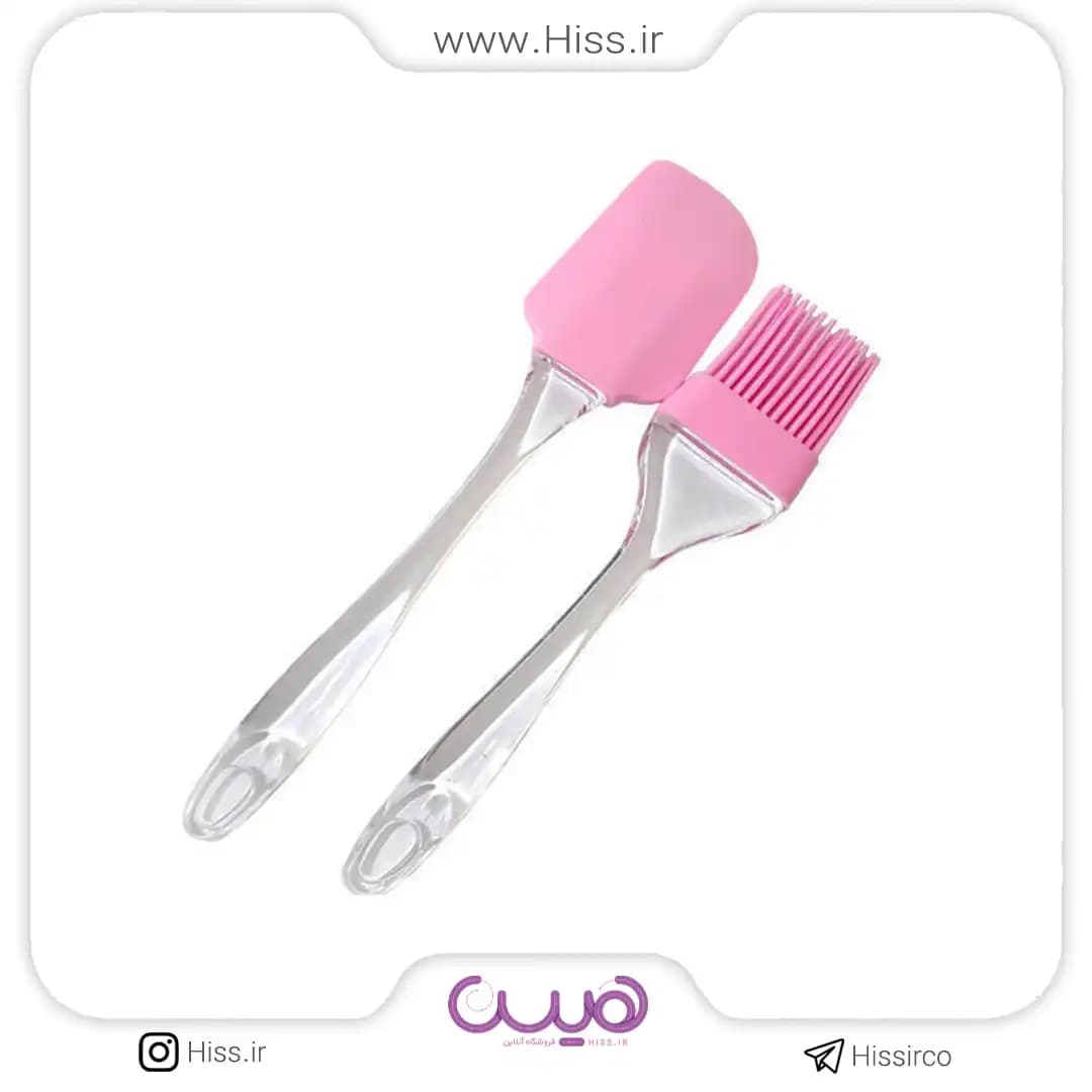 برس و لیسک سیلیکونی (بسته دو عددی)