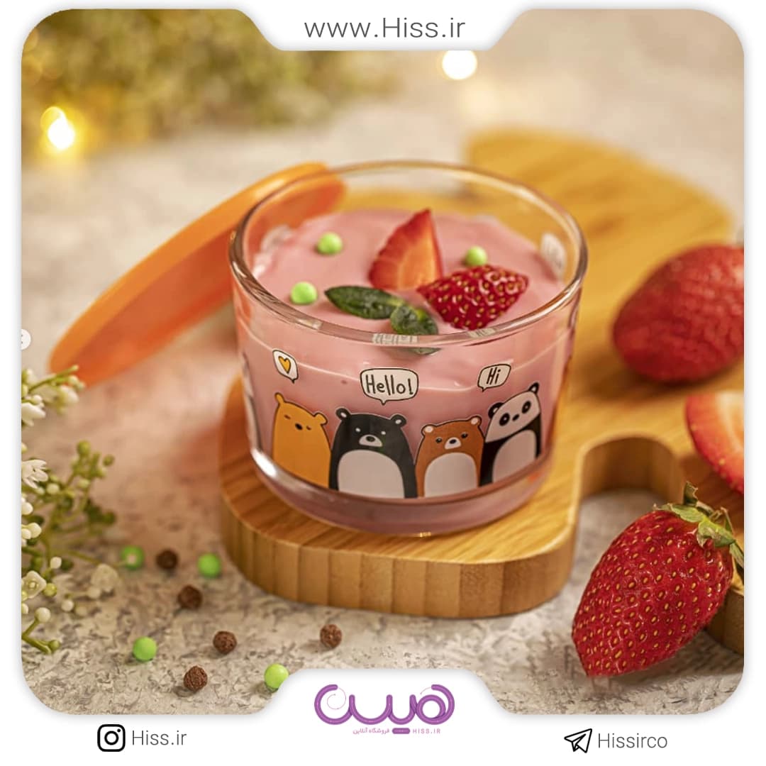 ظرف شیشه ای دربدار گرد 190 میل — تصویر ۵
