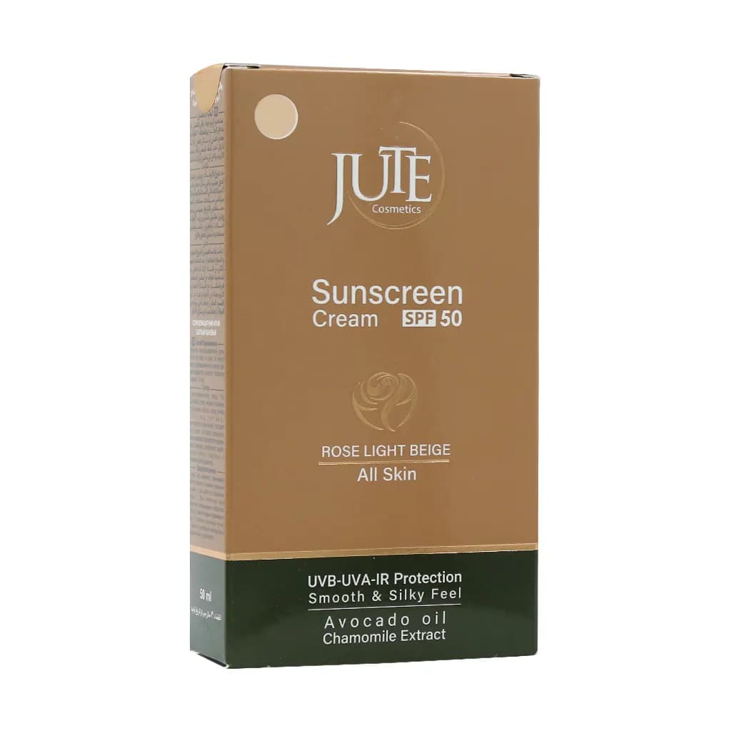 کرم ضد آفتاب رز لایت رنگی SPF50 مناسب انواع پوست 50 میلی لیتر ژوت