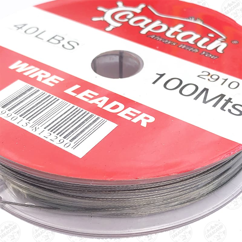 سیم بکسل ماهیگیری کاپیتان ۰/۵۷ میلی متر Captain 40LBS بسته ۱۰۰ متری — تصویر ۲
