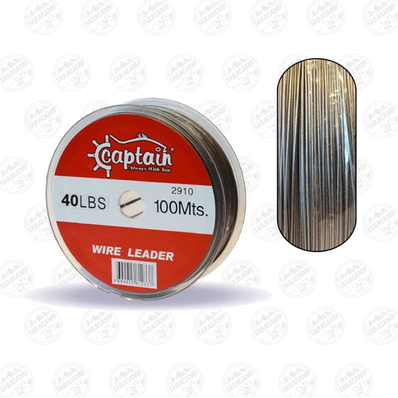 سیم بکسل ماهیگیری کاپیتان ۰/۵۷ میلی متر Captain 40LBS بسته ۱۰۰ متری — تصویر ۳
