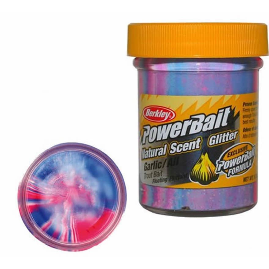 خمیر برکلی پاور بیت قزل آلا سیر ۱۲۹۰۵۷۳ Berkley PowerBait Natural Scent Garlic Captain America Trout Dough — تصویر ۳