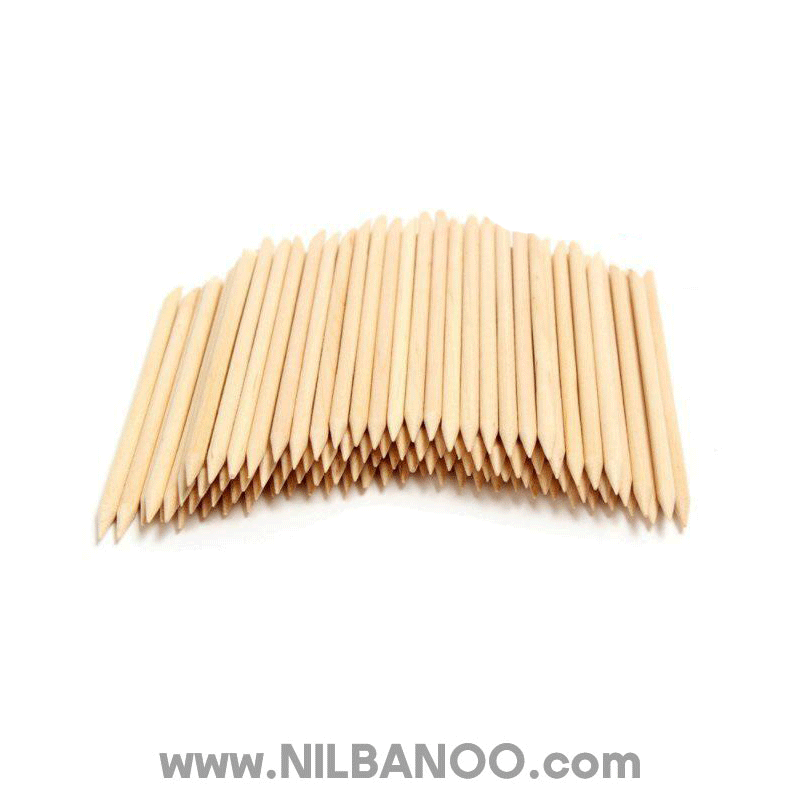 عقب زن (پوشر) چوبی 100 عددی ناخن