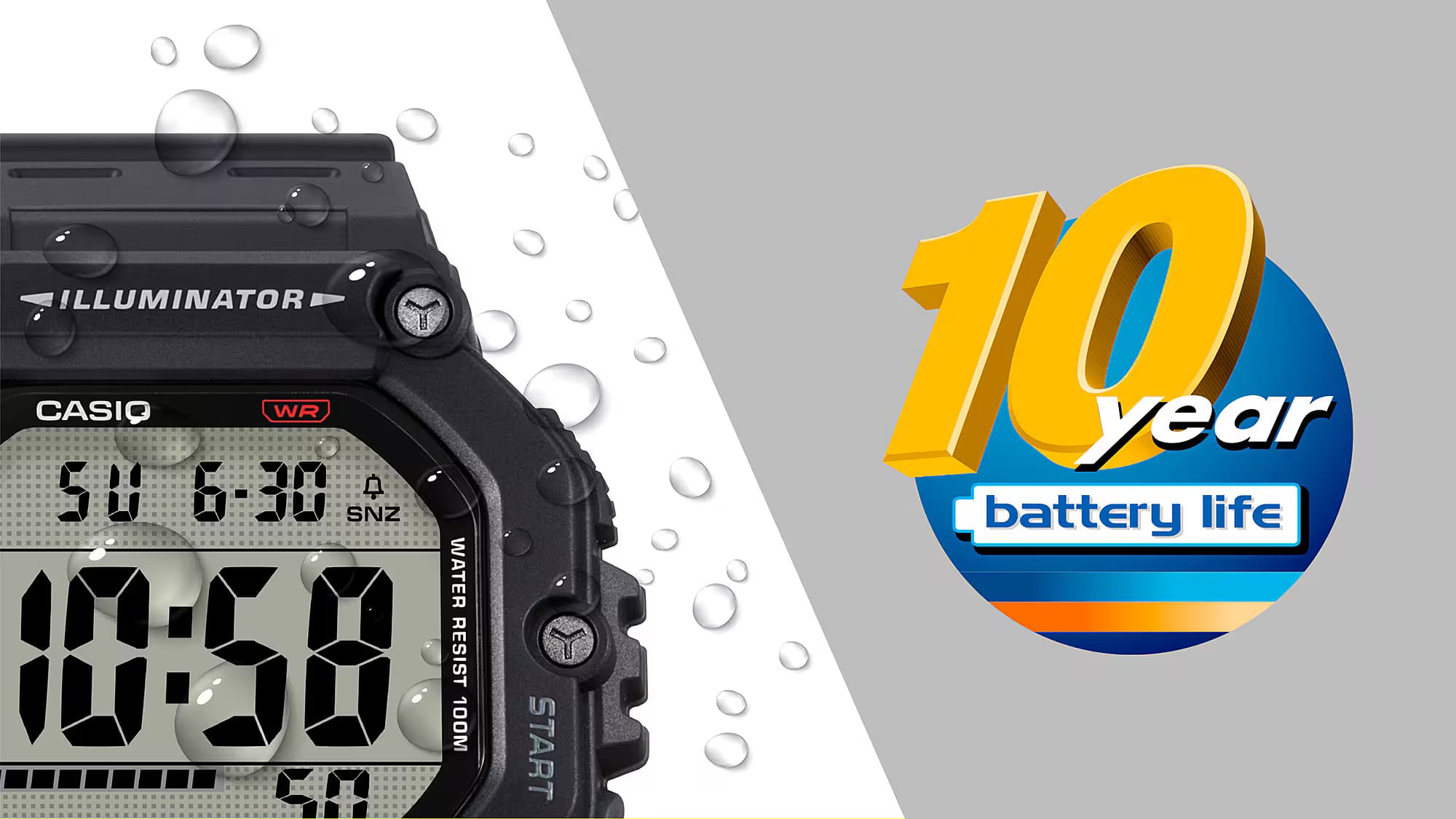 ساعت مچی دیجیتال کاسیو مدل AE-1600HX-1B / AE-1600HX-1BVDF — تصویر ۲