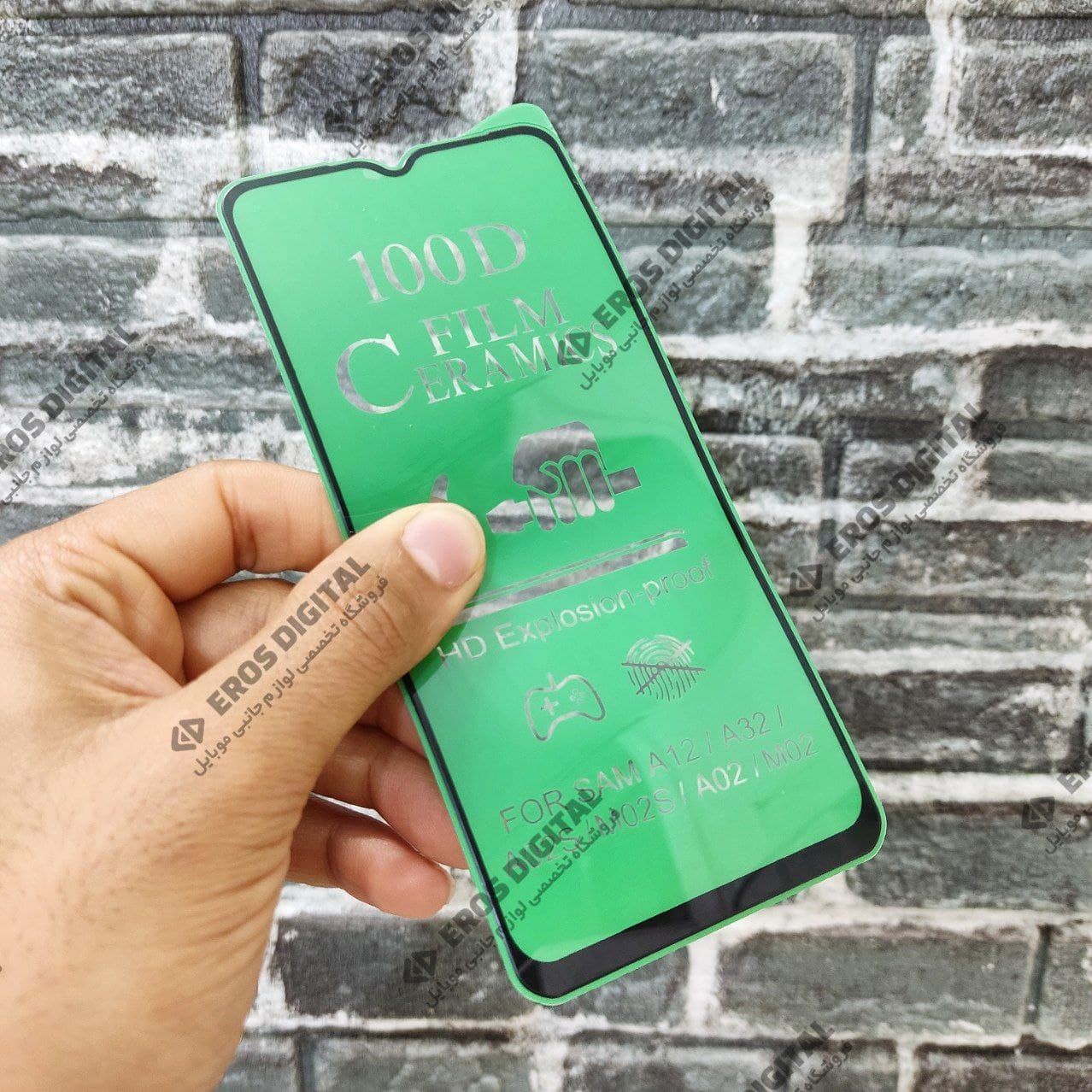 گلس سرامیکی Samsung Galaxy A12 شفاف — تصویر ۴