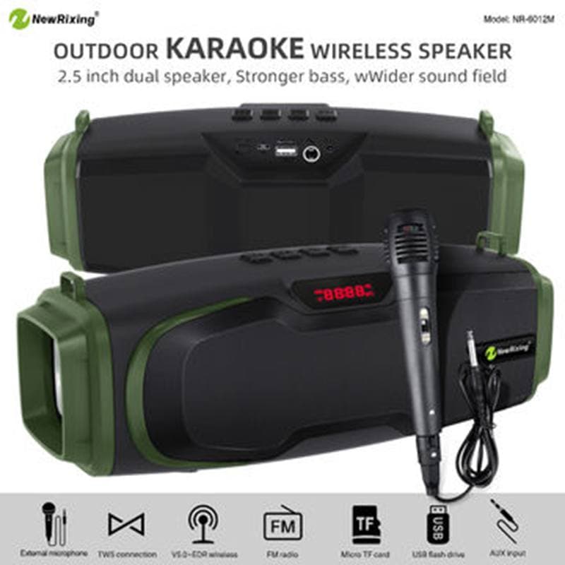 اسپیکر بلوتوثی نیوریکسینگ مدل NEWRIXING NR-6012M Speaker — تصویر ۳