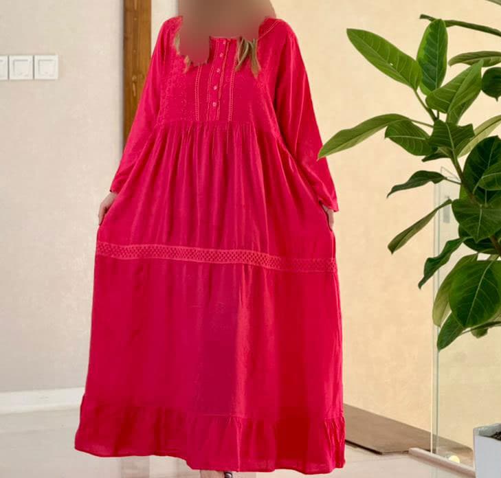 پیراهن سلن قواره دار — تصویر ۳