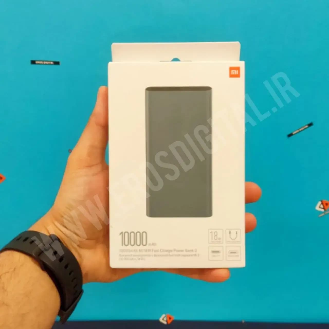 پاوربانک شیائومی 10000 مدل 18 وات PLM13ZM نسخه 3 (اصل) — تصویر ۲