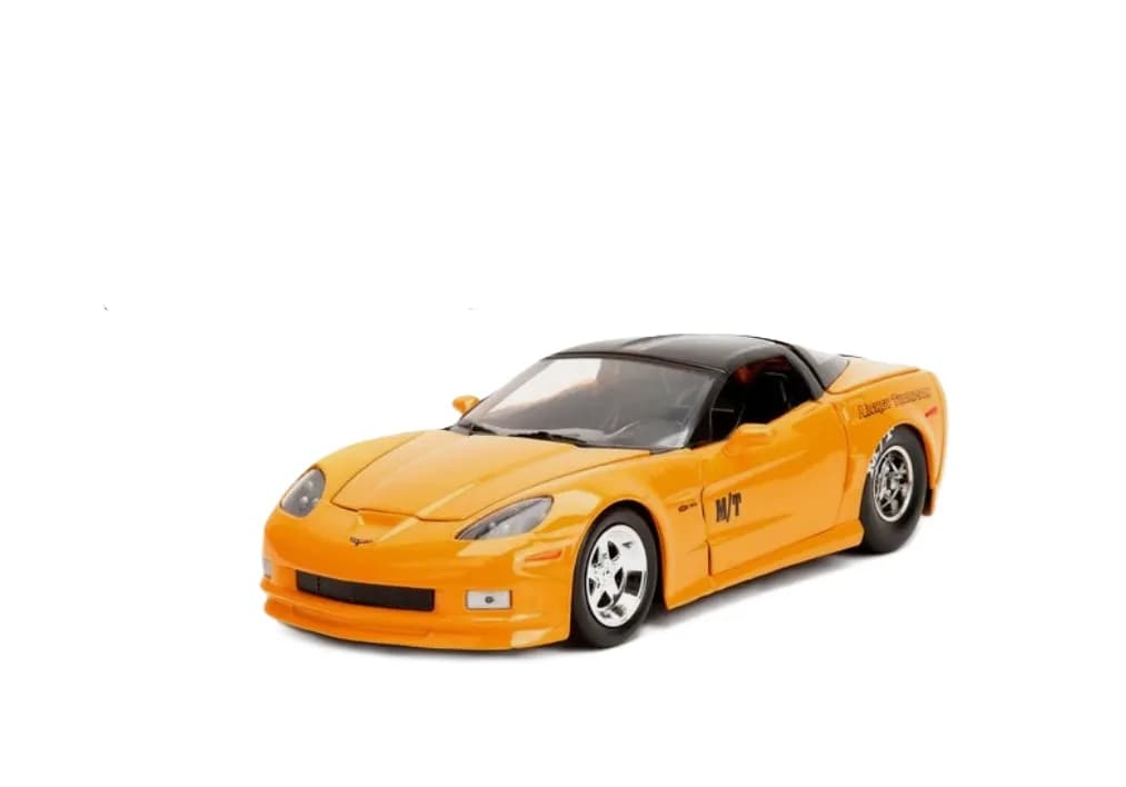 ماشین فلزی شورولت کوروت Z06 زرد 2006 جادا مدل 34204