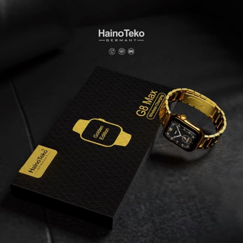 ساعت هوشمند HainoTeko G8 Max Golden — تصویر ۵