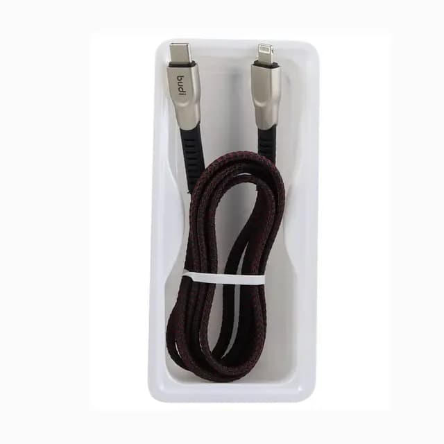 کابل شارژ تایپ سی به لایتنینگ Budi DC213tl 10B — تصویر ۳