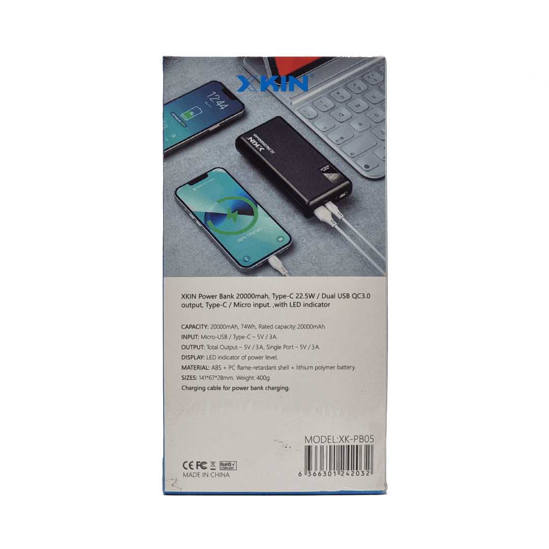 پاوربانک Xkin XK PB05 20000 — تصویر ۳