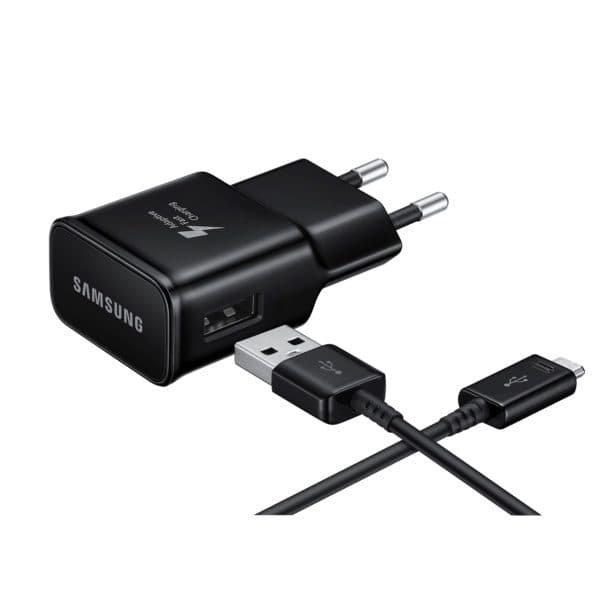 شارژر با کابل دو پین Samsung TYP C 15w