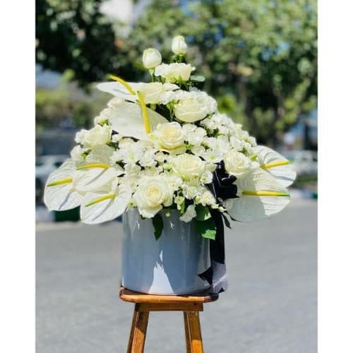 ارسال فوری گل برای بانک ملت تهران غرب 8143
