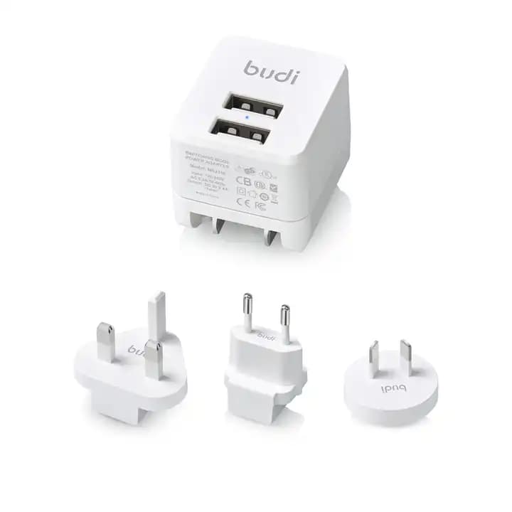 شارژر 2 پورت Budi J316WH USB