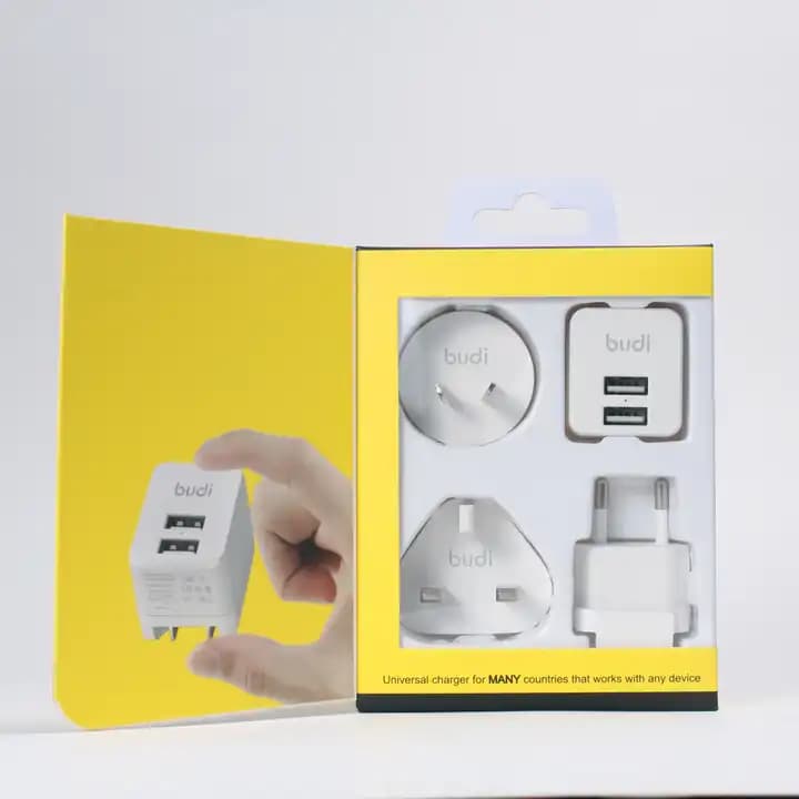 شارژر 2 پورت Budi J316WH USB — تصویر ۳