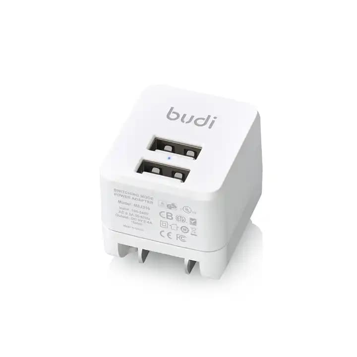 شارژر 2 پورت Budi J316WH USB — تصویر ۵