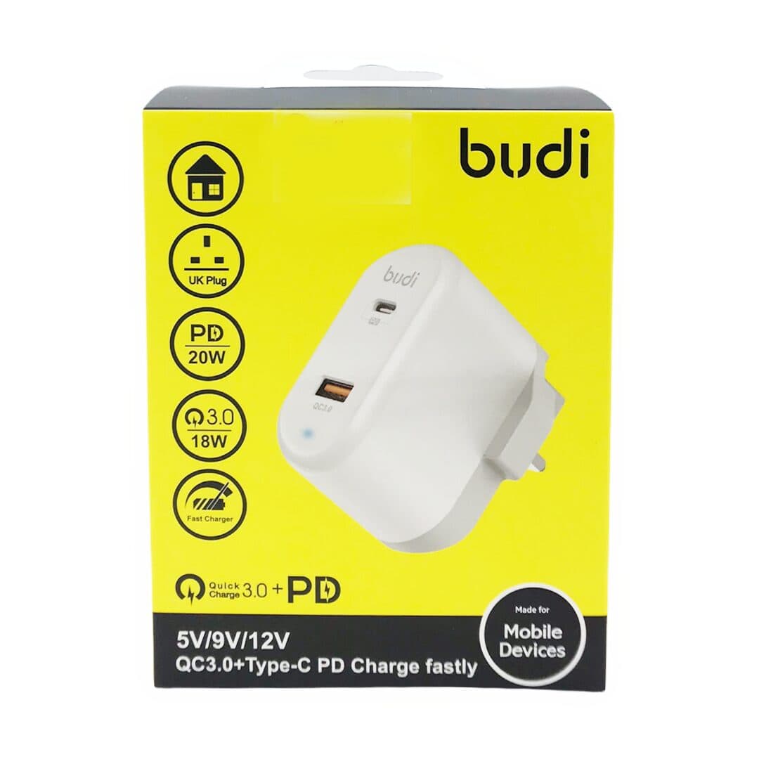 شارژر 2 پورت Budi M8J328U WHT — تصویر ۴