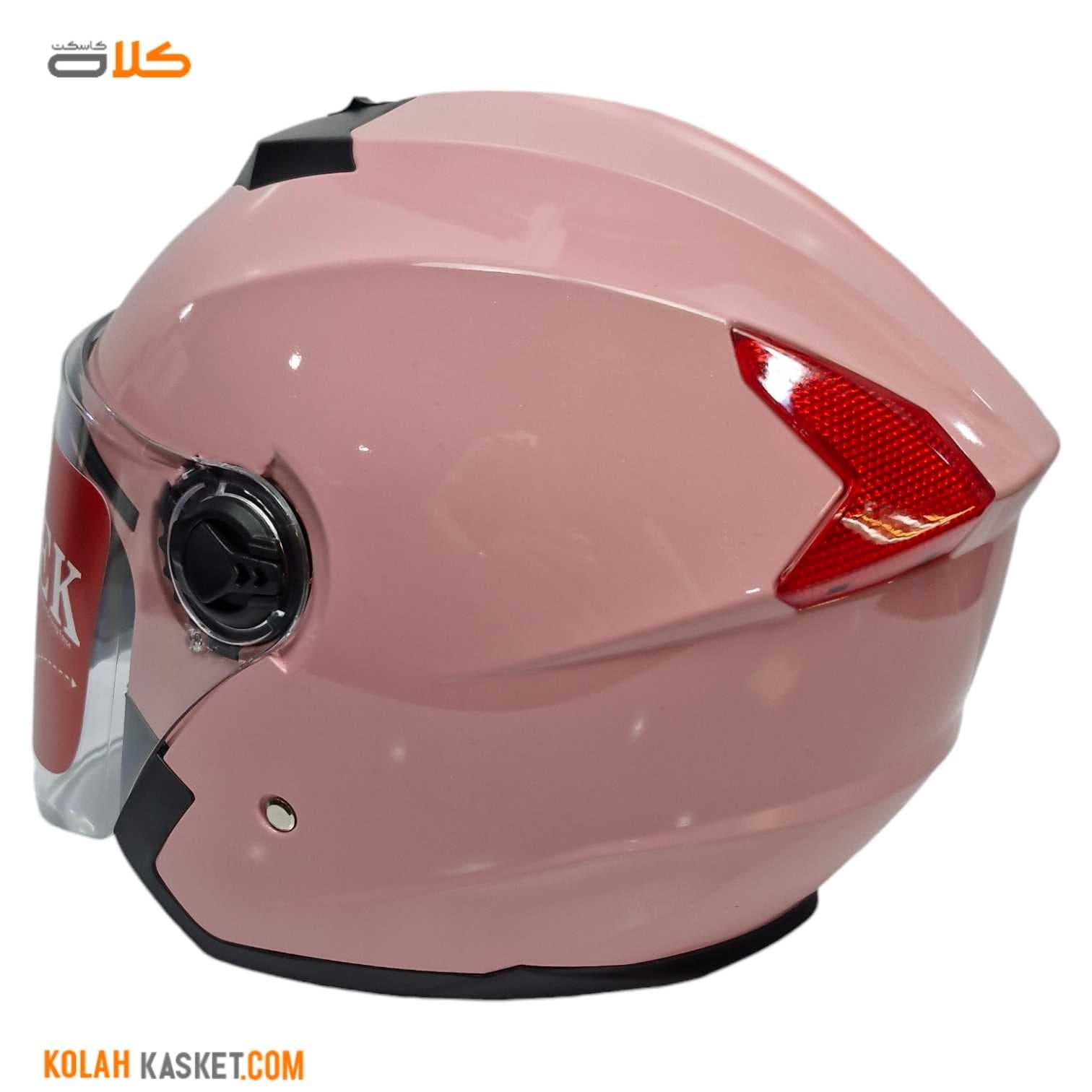 کلاه کاسکت بدون فک دخترانه shiny pink – EK — تصویر ۶