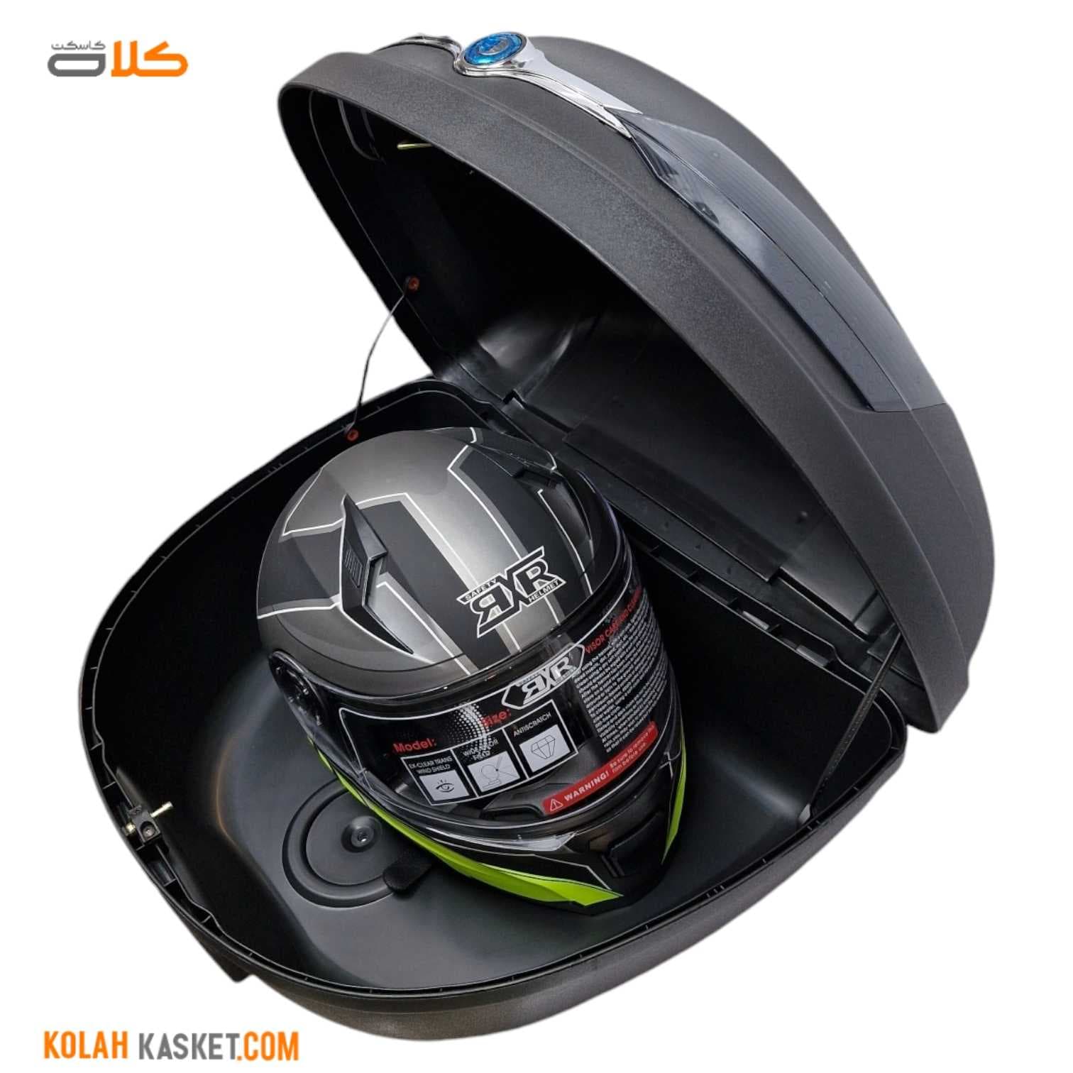باکس موتور سیکلت REDLINE 550 سایز بزرگ مشکی — تصویر ۲