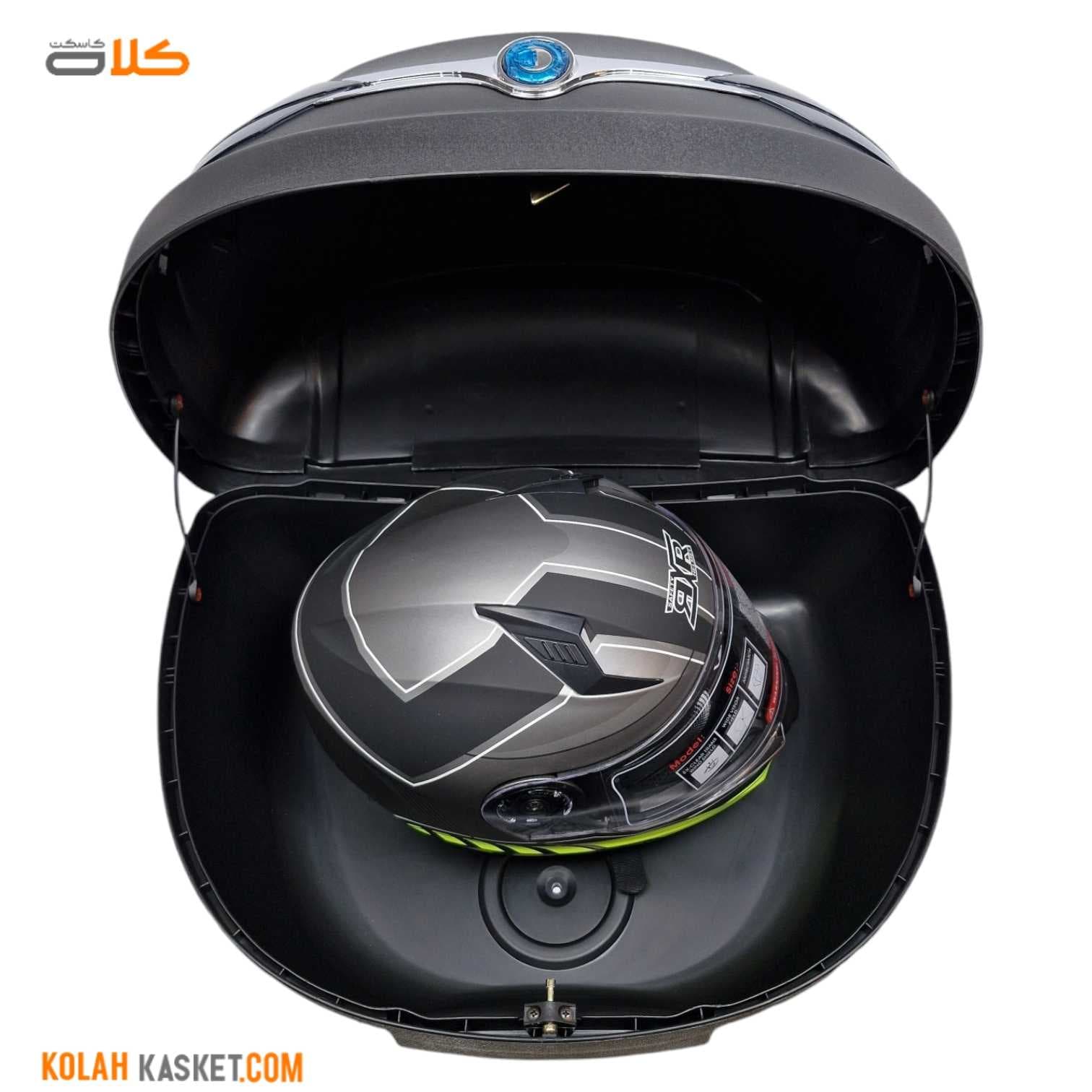 باکس موتور سیکلت REDLINE 550 سایز بزرگ مشکی — تصویر ۵