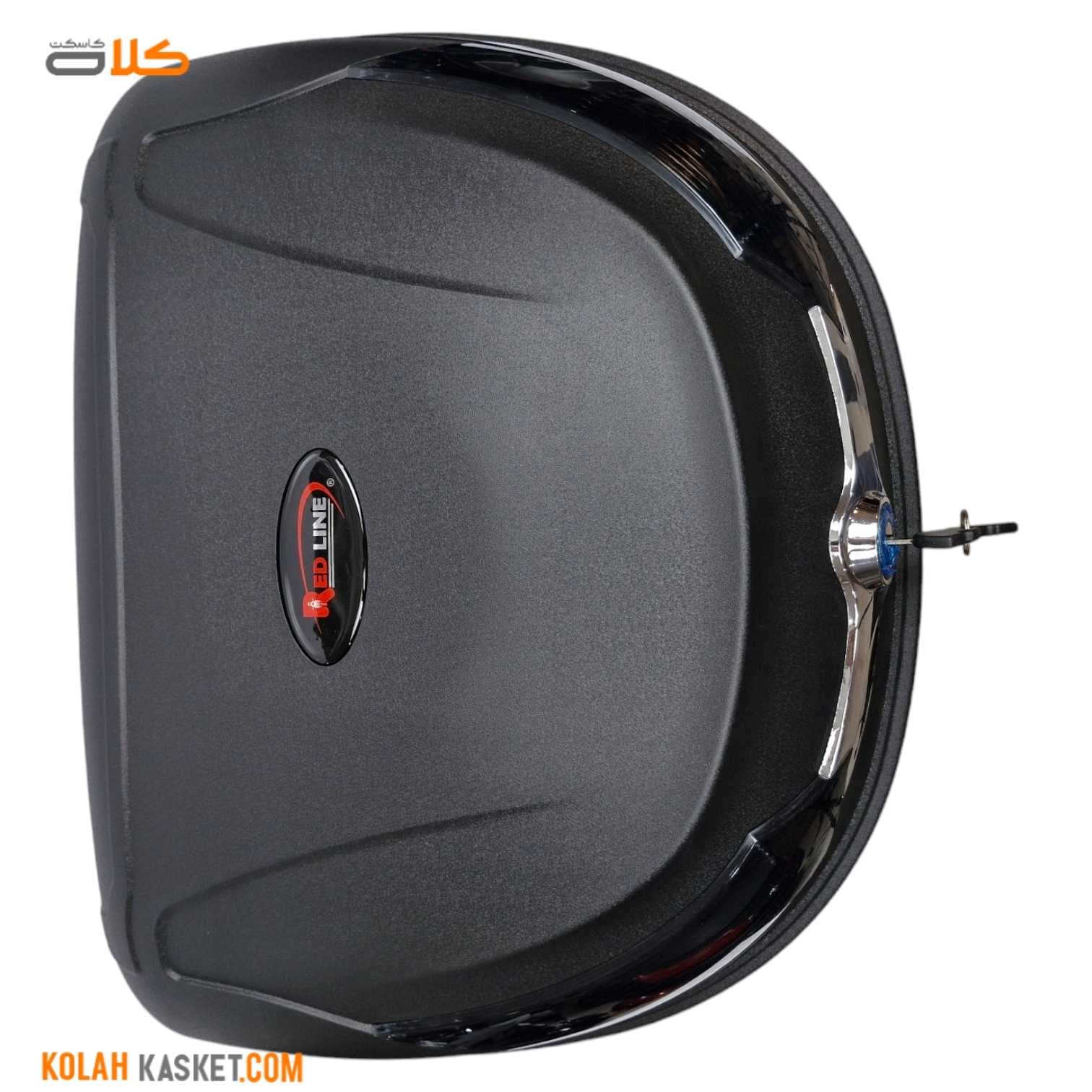 باکس موتور سیکلت REDLINE 550 سایز بزرگ مشکی — تصویر ۶