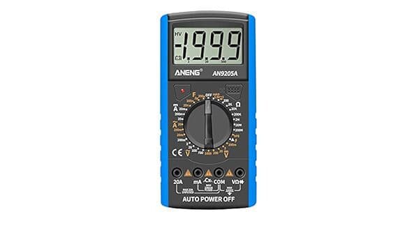 مولتی متر دیجیتالی برند ANENG مدل AN9205A