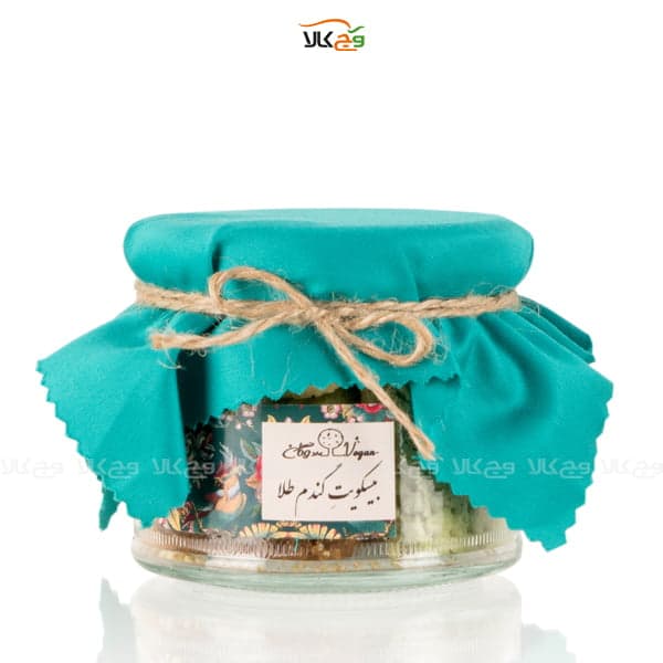 هدیه شرکتی داتین (نوروزی) – بیسکویت وگان، شکلات دستساز، دمنوش – وگان — تصویر ۲