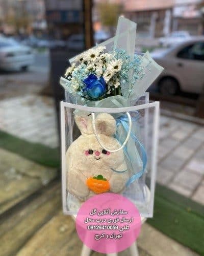 دسته گل و کیک تولد برای تولد نوه دوستم