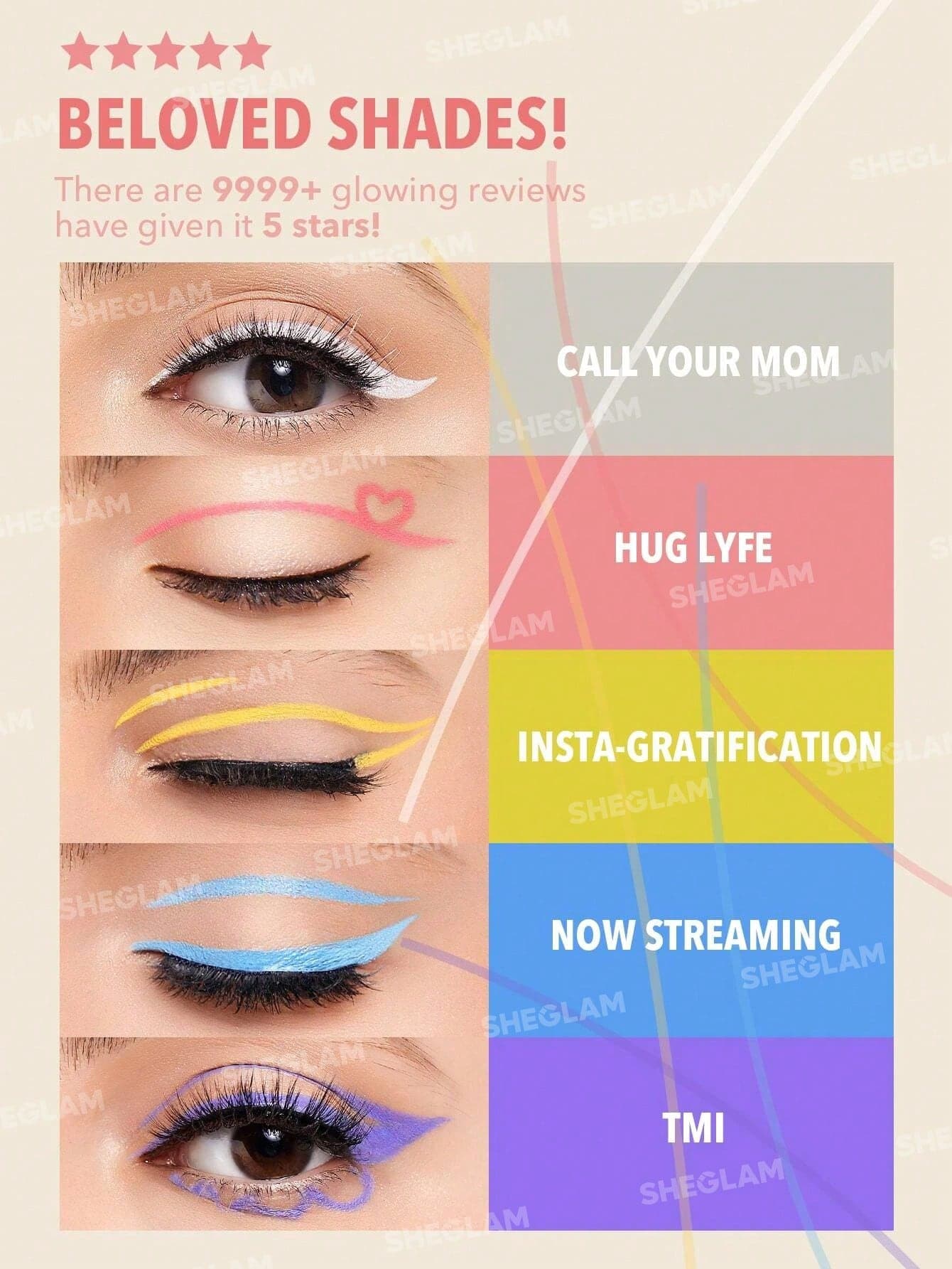 خط چشم ماژیکی شیگلم Color Crush رنگ Outdoorsy-ish — تصویر ۵