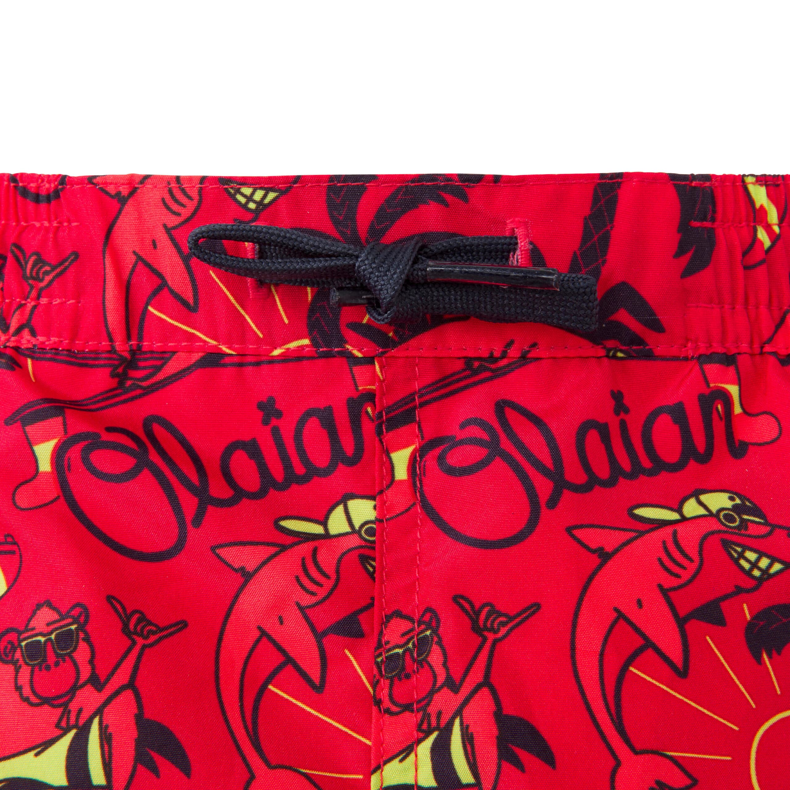 مایو موج سواری کودکانه الیان – دکتلون Olaian Children’s Swim Shorts – Red – 100 — تصویر ۲