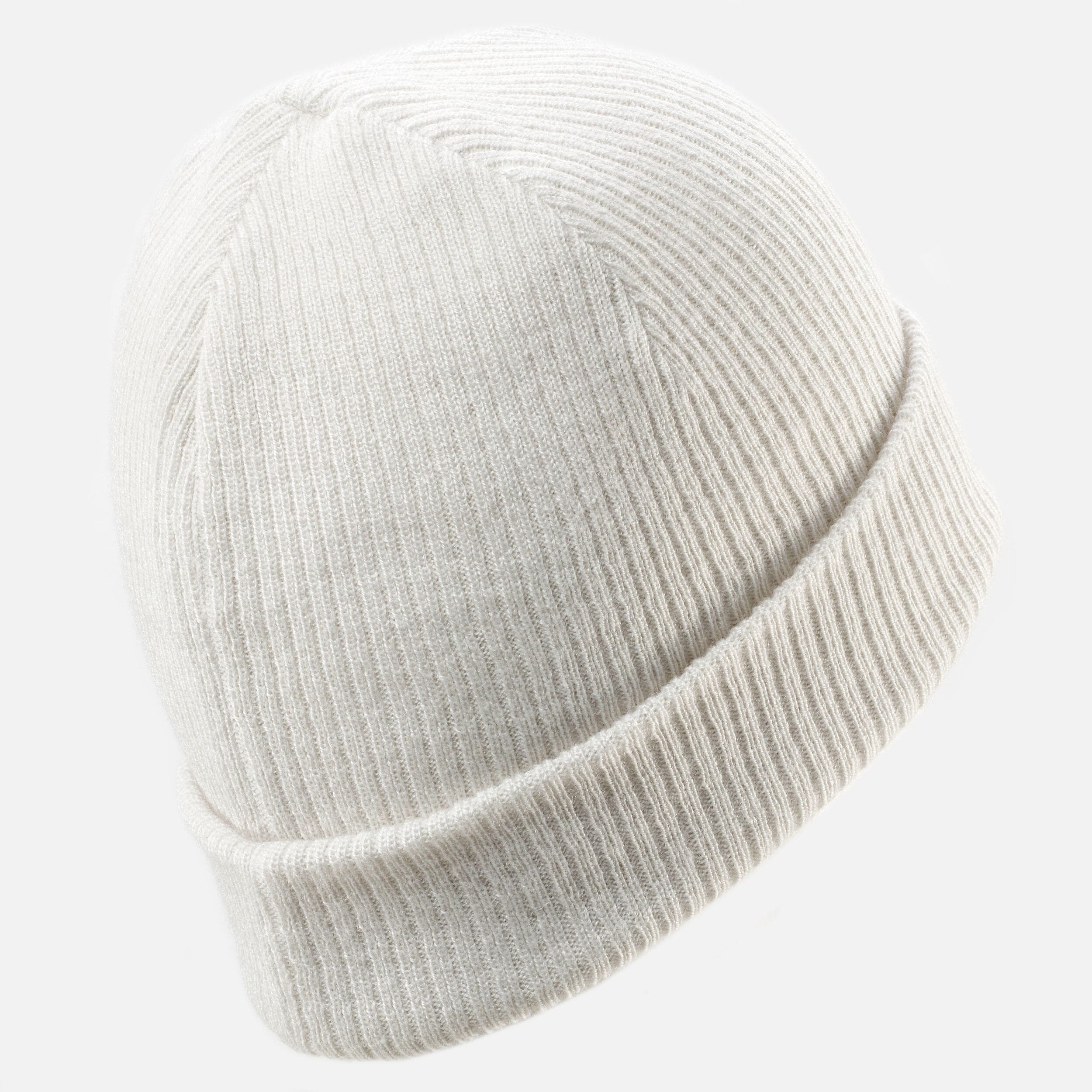 کلاه اسکی و شهری فیشرمن ودزی – دکتلون Wedze Adult Ski Beanie – White – Fisherman — تصویر ۶