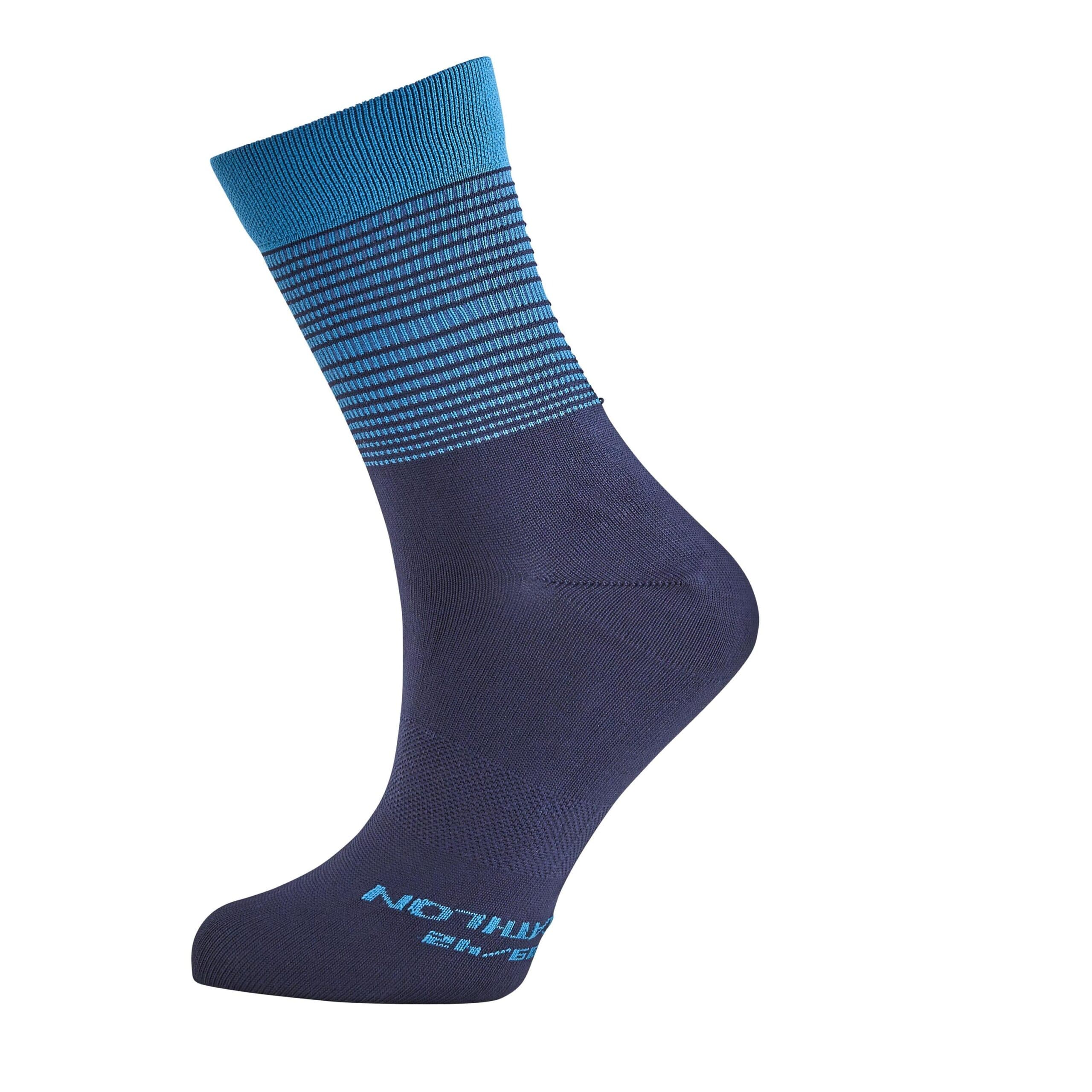 جوراب تنفس دار دوچرخه سواری ون رایزل – دکتلون Van Rysel Road 520 Cycling Socks – Blue — تصویر ۲