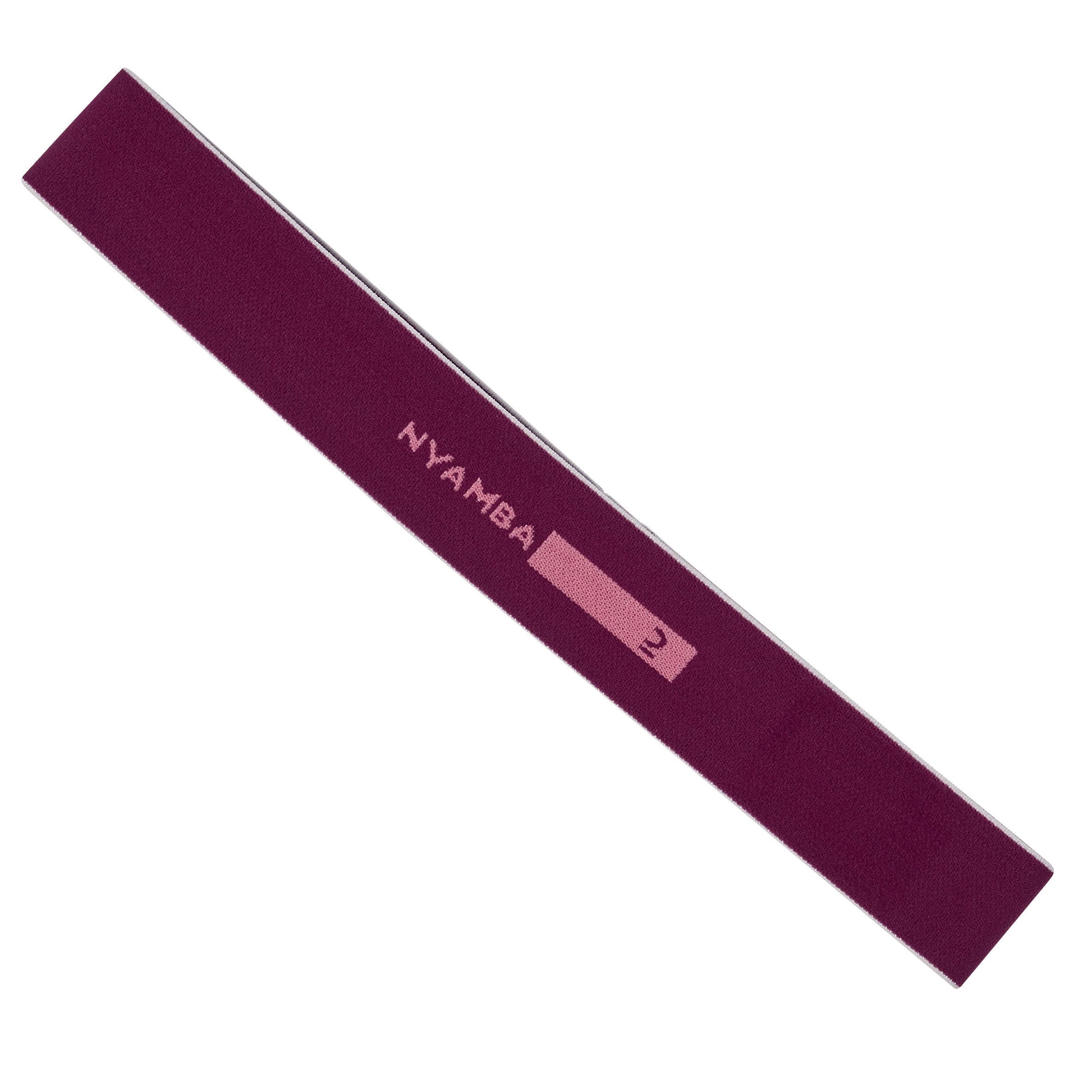 کش ورزشی / پیلاتس انایامبا 6 کیلوگرم – دکتلون Nyamba Fabric Pilates Band – 6 KG – Claret Red – Intermediate Level