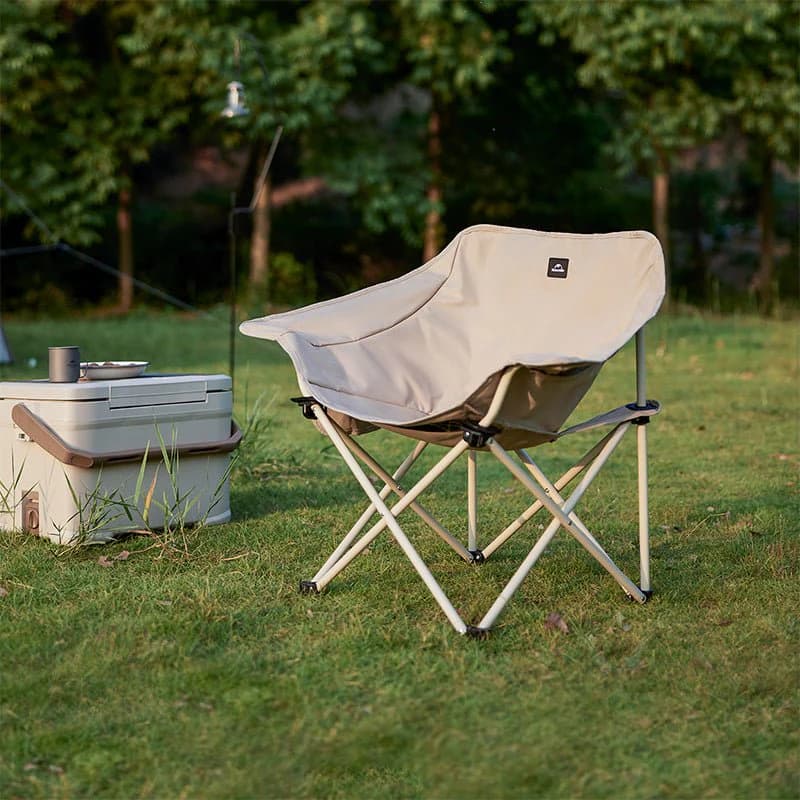 صندلی کمپینگ نیچرهایک Naturehike Gathering X-shaped chair (armrest version) – CNH23JU13002 — تصویر ۷