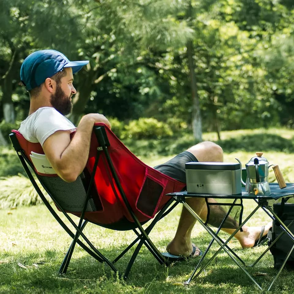 صندلی نیچرهایک – تاشو کمپینگ Naturehike YL04 moon Folding Chair-18HWJj – NH18X004-Y — تصویر ۷