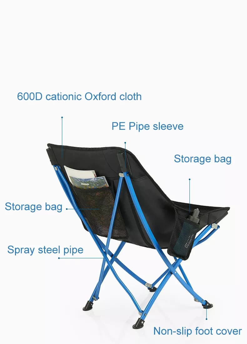صندلی نیچرهایک – تاشو کمپینگ Naturehike YL04 moon Folding Chair-18HWJj – NH18X004-Y — تصویر ۸