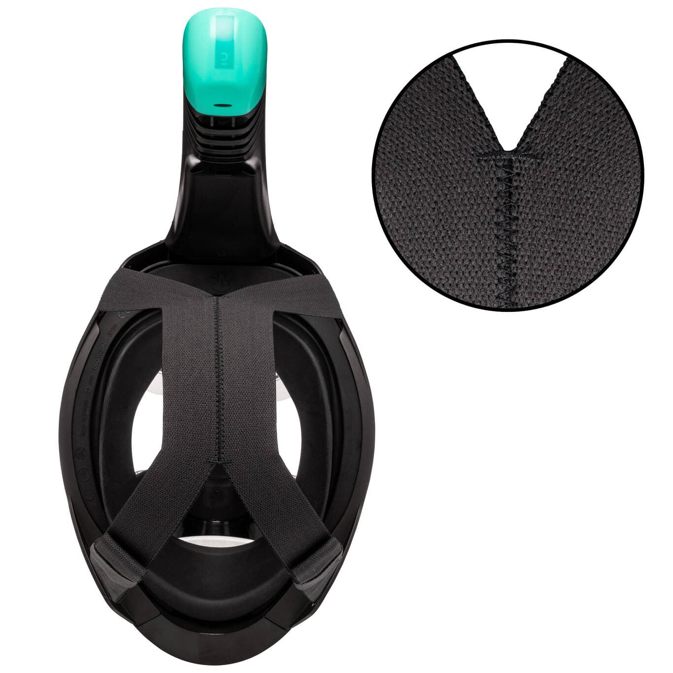 ماسک غواصی سوبا – دکتلون (سوبِآ) Subea Adult Underwater Exploration Mask – Black – Easybreath 900 — تصویر ۵