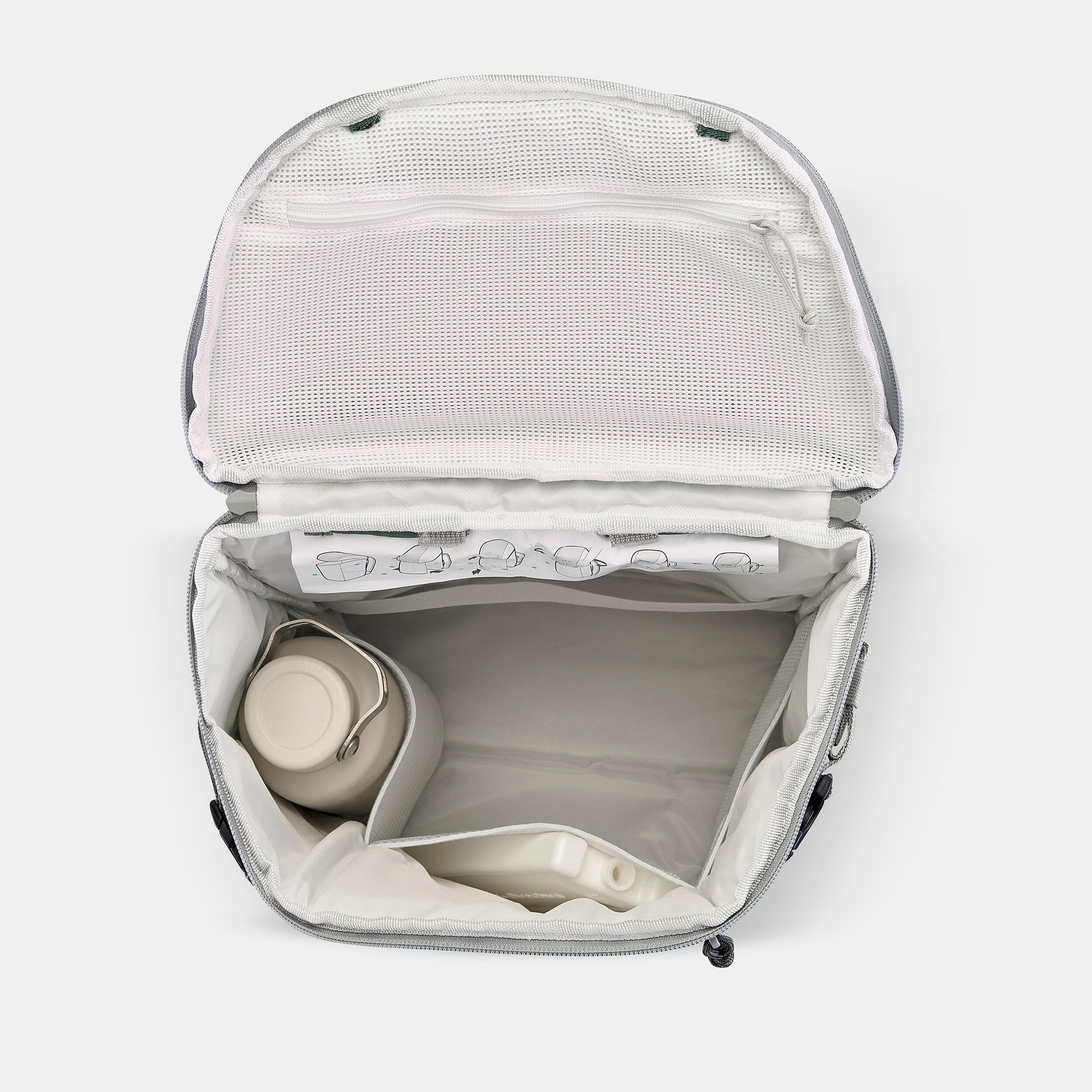 کولرباکس کچوا 20 لیتری – یخدان کیفی Quechua Cooler Backpack – 20 L – Green – NH100 — تصویر ۸