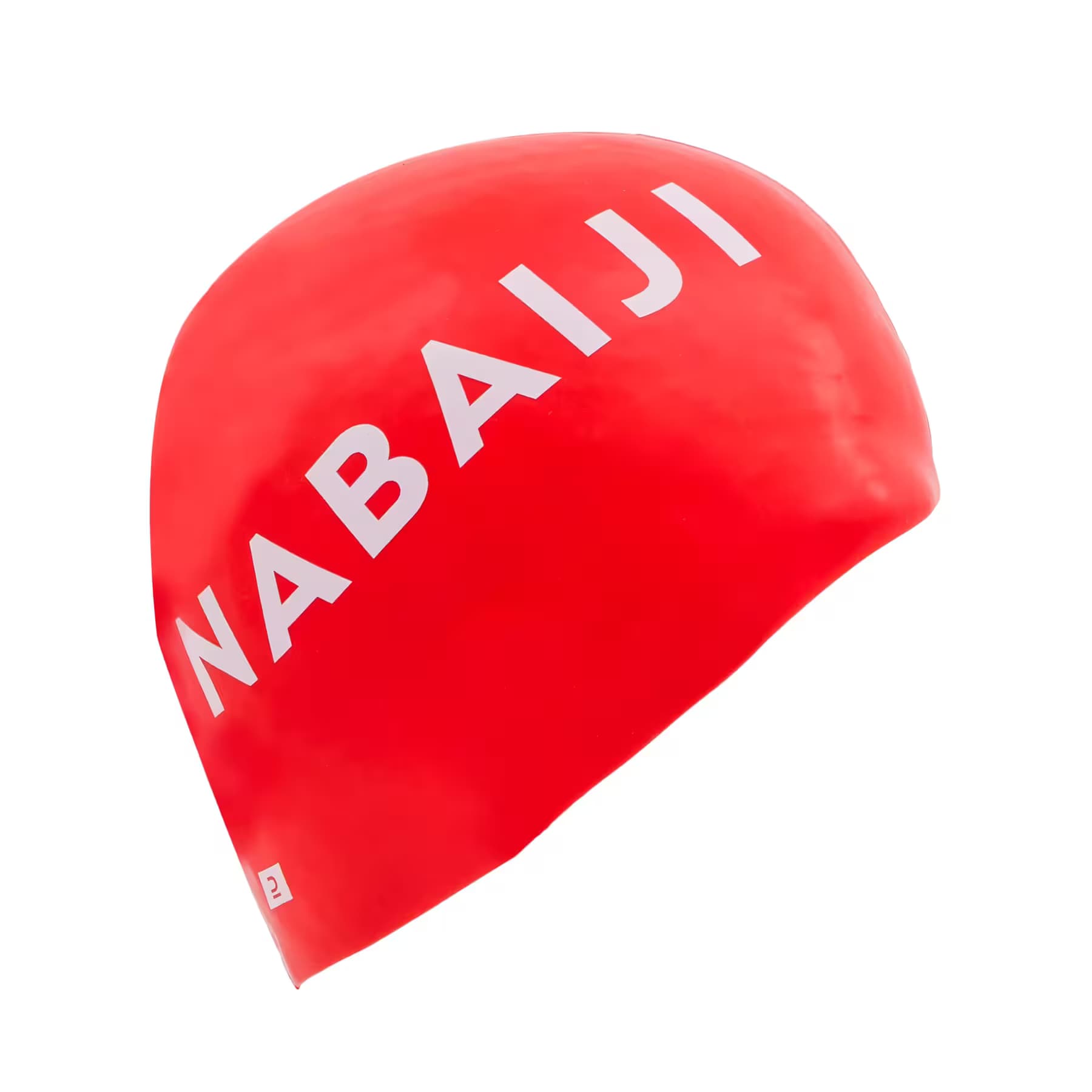 کلاه شنا نابایجی – دکتلون Nabaiji Silicone Swimming Cap – Red – 500 — تصویر ۵