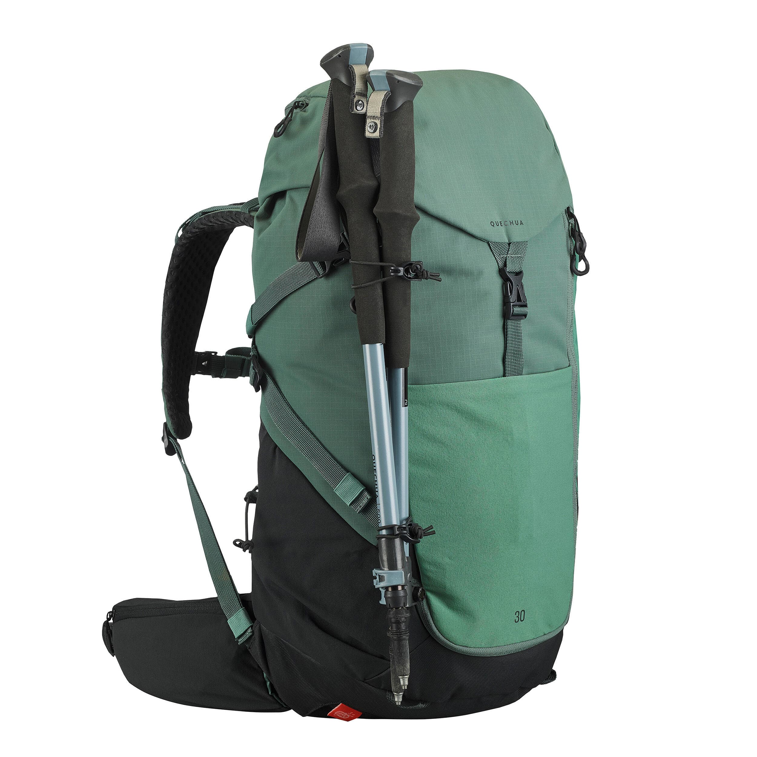 کوله پشتی کوهنوردی کچوا 30 لیتری لارج Quechua Outdoor Backpack – 30L – Green – MH500