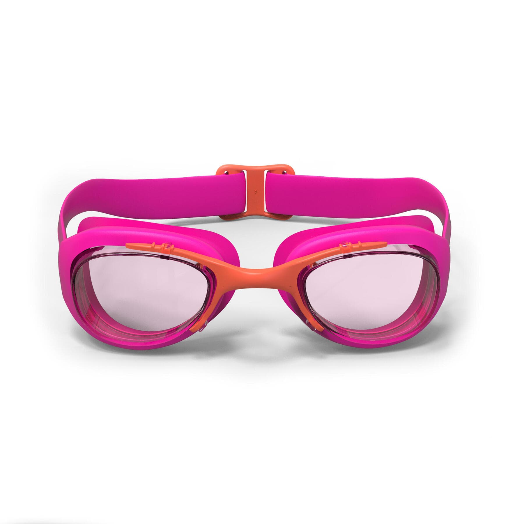 عینک شنا نابایجی – دکتلون Nabaiji Swimming Goggles – S Size – Clear Lenses – Pink – 100 XBASE