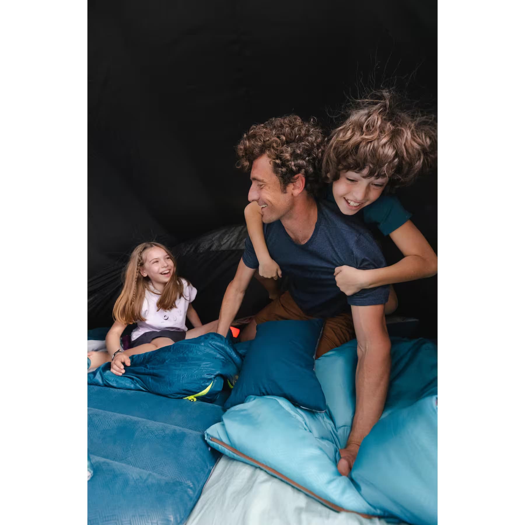 کیسه خواب کچوا دمای راحتی 10 درجه Quechua Camping Sleeping Bag – Turquoise – Arpenaz – 10 °C Comfort — تصویر ۸