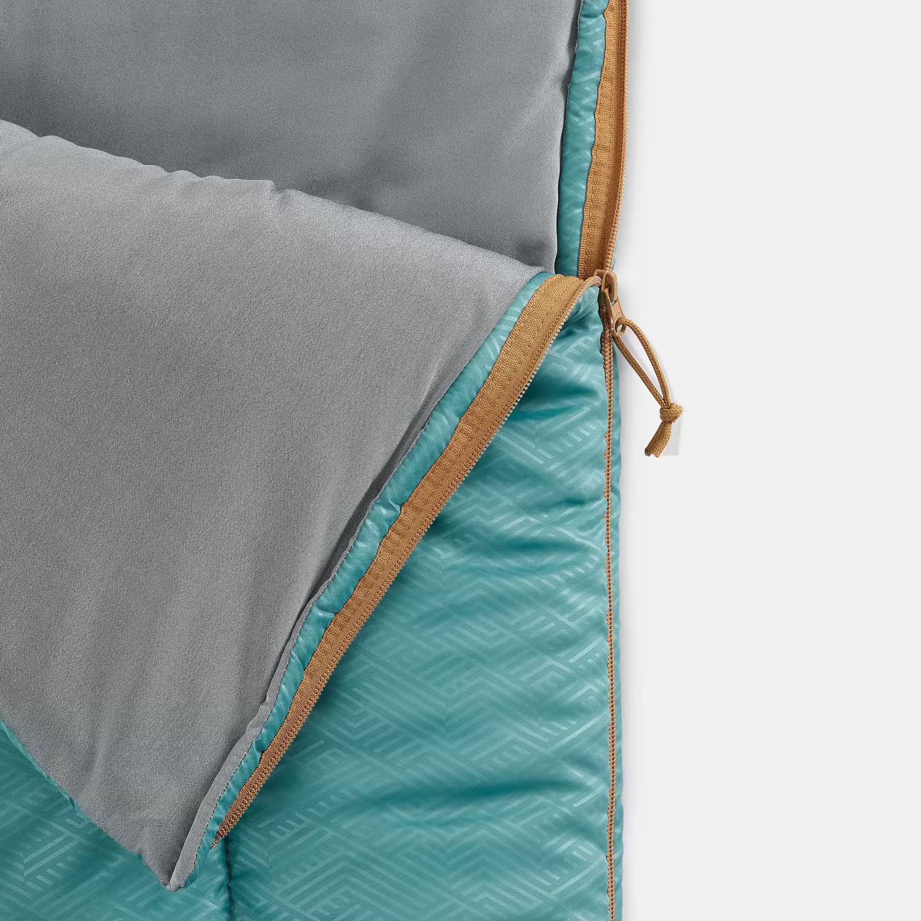 کیسه خواب کچوا دمای راحتی 10 درجه Quechua Camping Sleeping Bag – Turquoise – Arpenaz – 10 °C Comfort — تصویر ۶