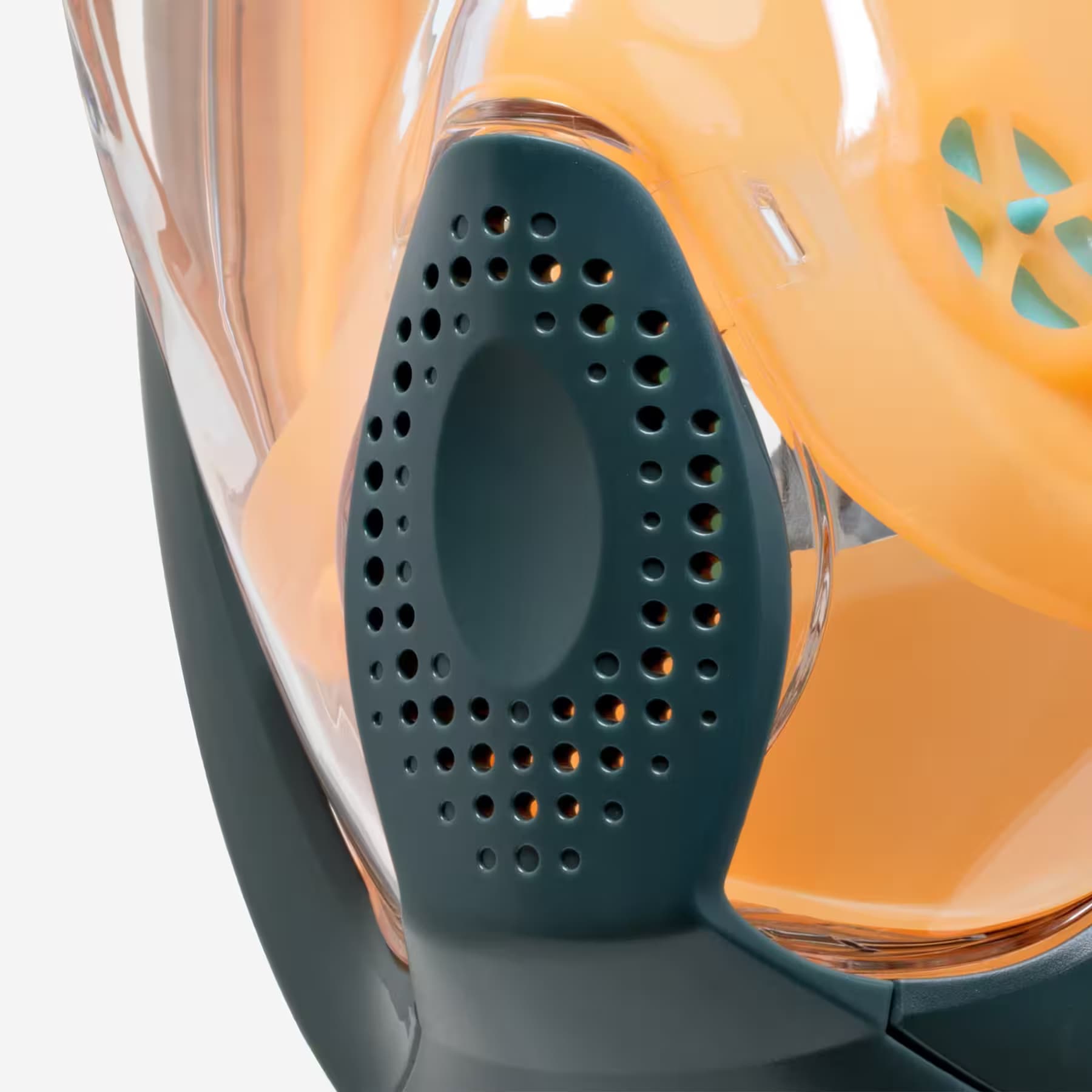 ماسک غواصی سوبا – دکتلون (سوبِآ) Subea Easybreath 540 Freetalk Adult Underwater Exploration Mask – Orange 900 — تصویر ۶