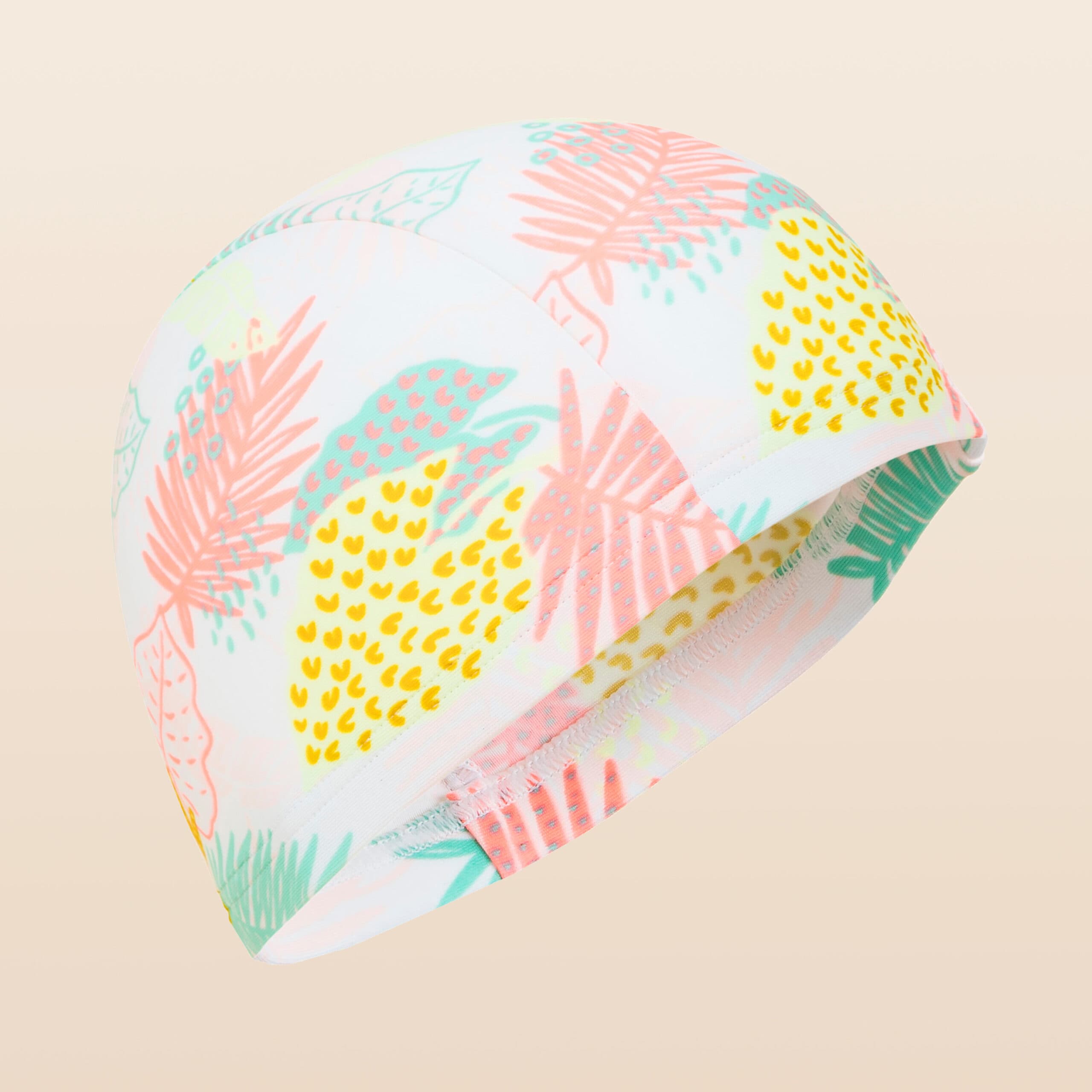 کلاه شنا نابایجی – دکتلون Nabaiji Fabric Swimming Cap – Size S – White