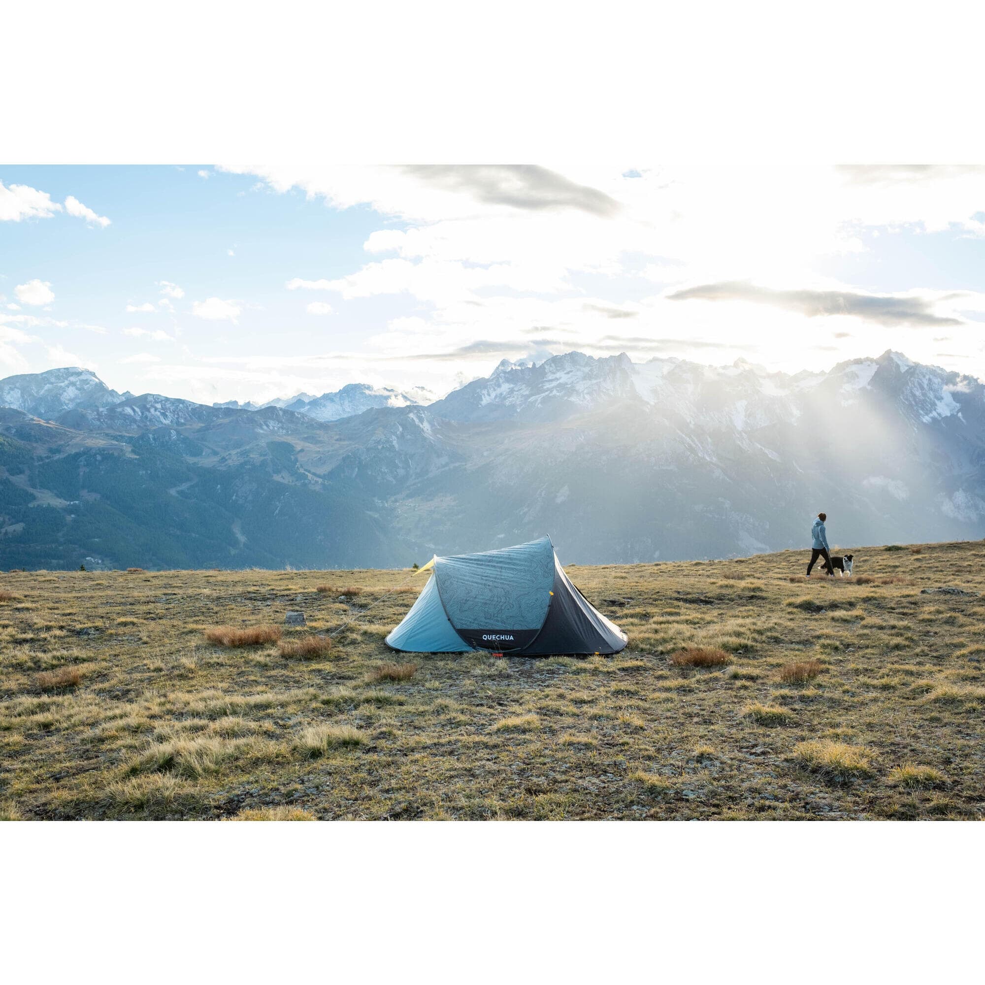 چادر کمپینگ کچوا 3 نفره اتومات Quechua Camping Tent – 3 Persons – 2 SECONDS — تصویر ۲