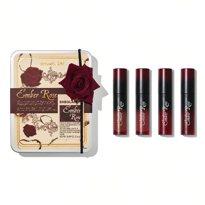 برق لب شیگلم EMBER ROSE بسته 4 عددی — تصویر ۲